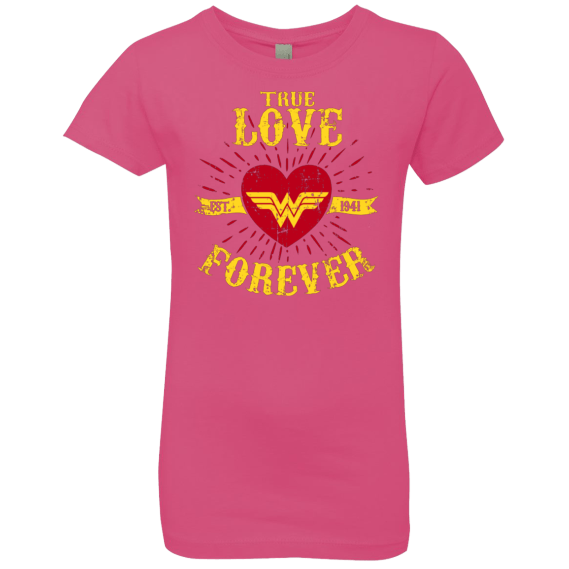 T-Shirts Hot Pink / YXS TLF WONDER Girls Premium T-Shirt