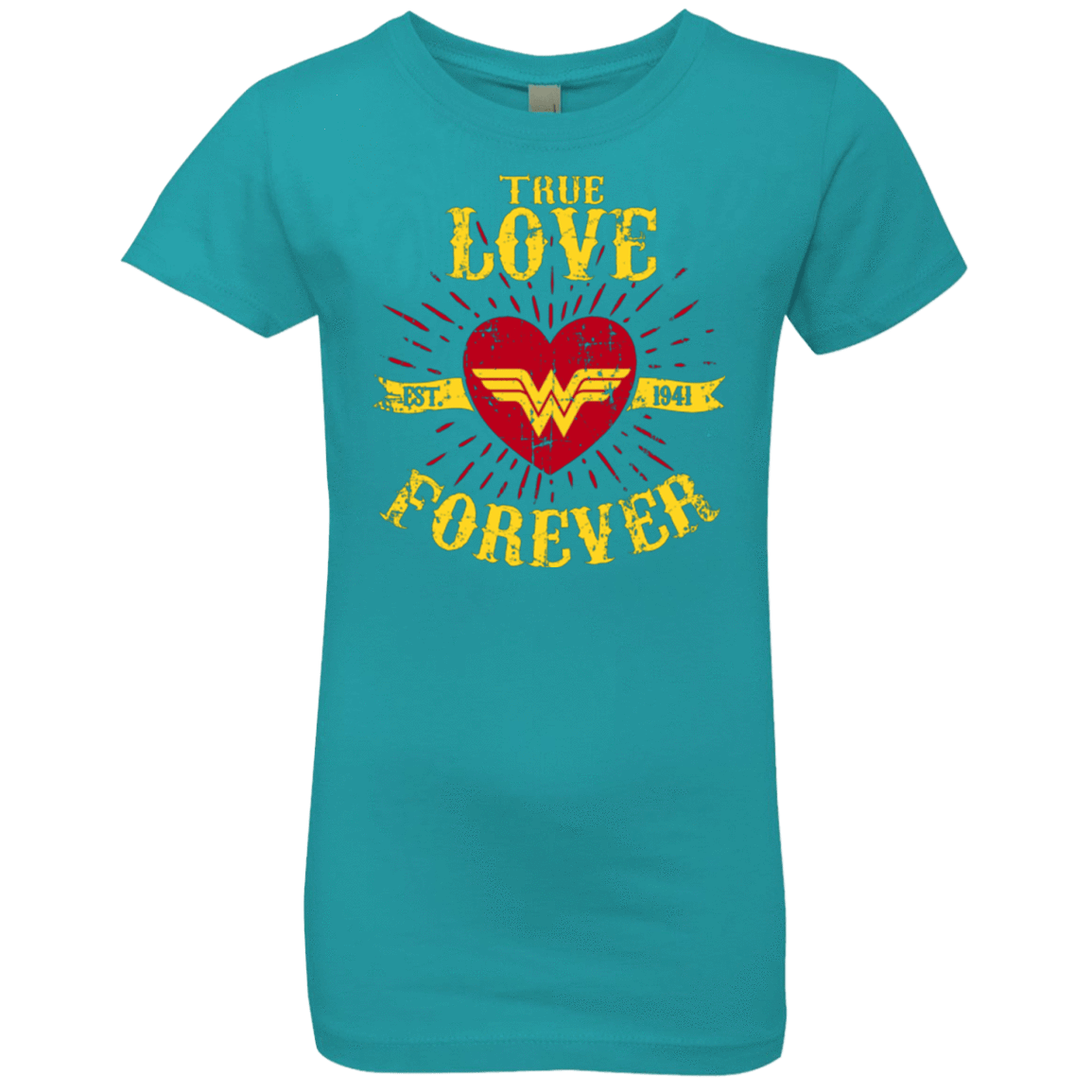 T-Shirts Tahiti Blue / YXS TLF WONDER Girls Premium T-Shirt