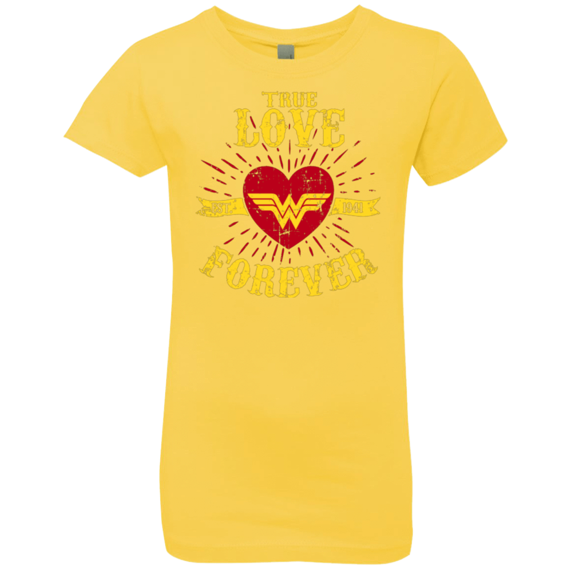 T-Shirts Vibrant Yellow / YXS TLF WONDER Girls Premium T-Shirt