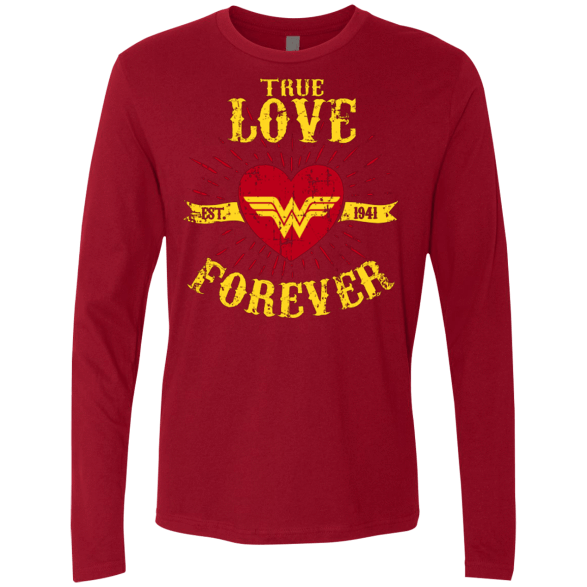 T-Shirts Cardinal / Small TLF WONDER Men's Premium Long Sleeve
