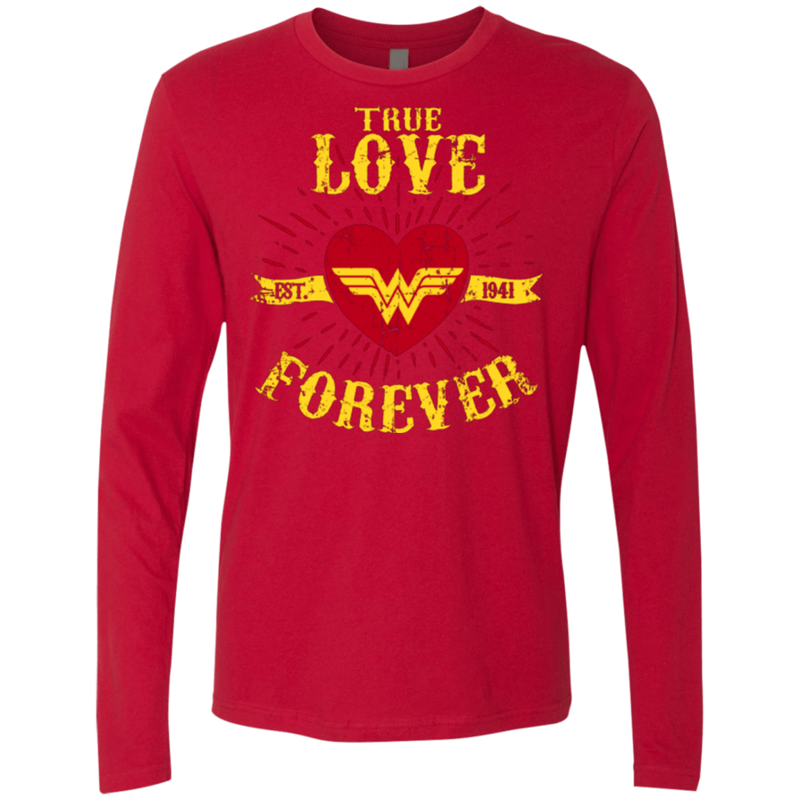 T-Shirts Red / Small TLF WONDER Men's Premium Long Sleeve