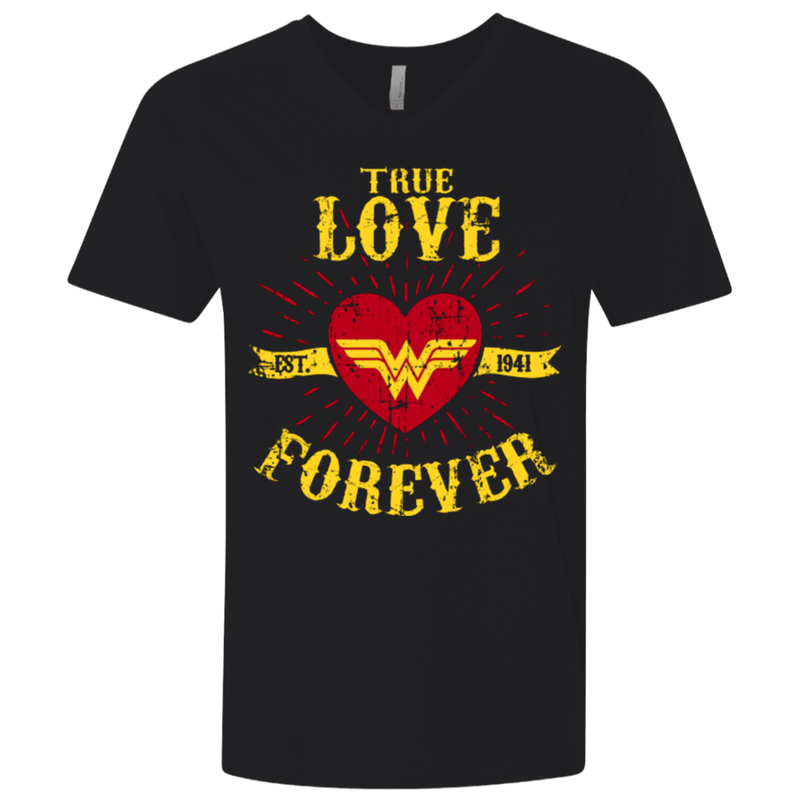 T-Shirts Black / X-Small TLF WONDER Men's Premium V-Neck