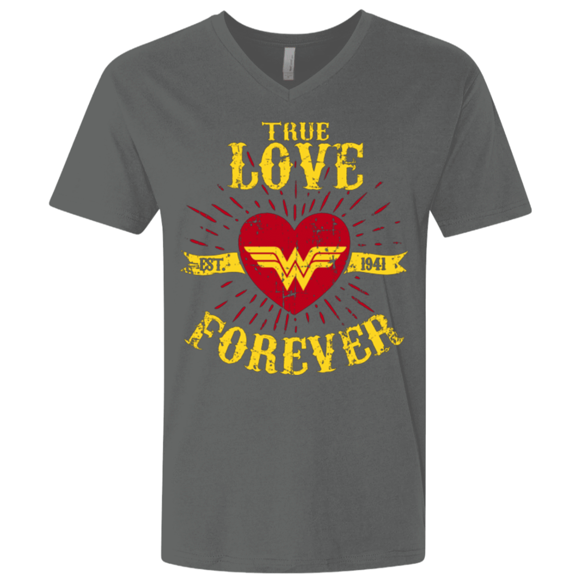 T-Shirts Heavy Metal / X-Small TLF WONDER Men's Premium V-Neck