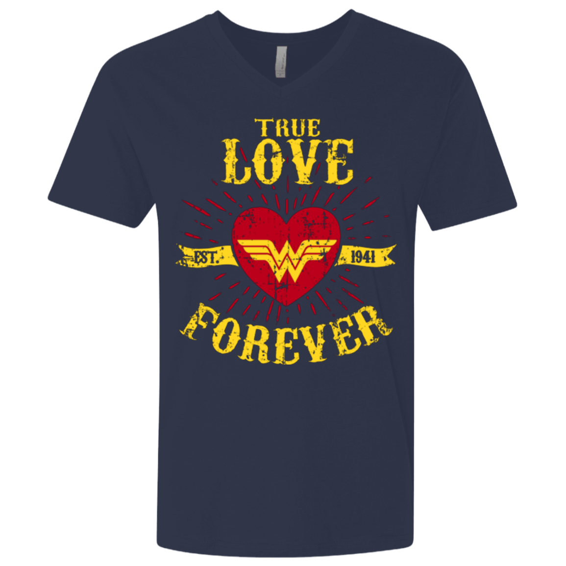 T-Shirts Midnight Navy / X-Small TLF WONDER Men's Premium V-Neck