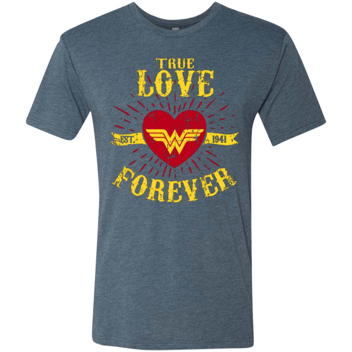 T-Shirts Indigo / Small TLF WONDER Men's Triblend T-Shirt