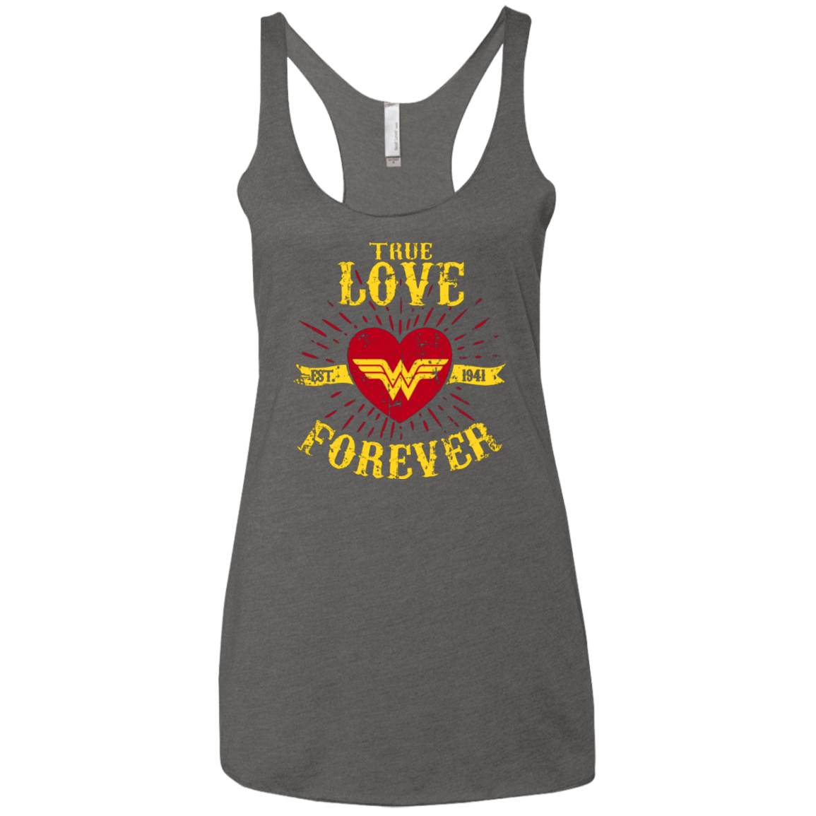 T-Shirts Premium Heather / X-Small TLF WONDER Women's Triblend Racerback Tank