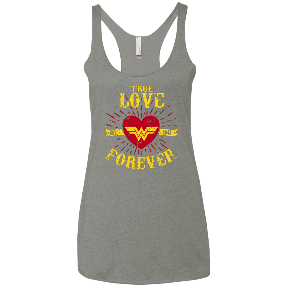 T-Shirts Venetian Grey / X-Small TLF WONDER Women's Triblend Racerback Tank