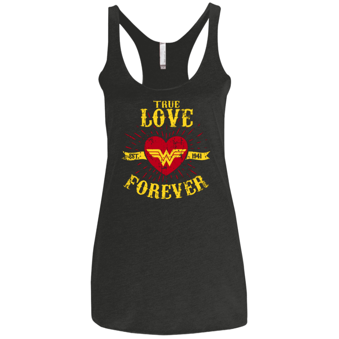 T-Shirts Vintage Black / X-Small TLF WONDER Women's Triblend Racerback Tank