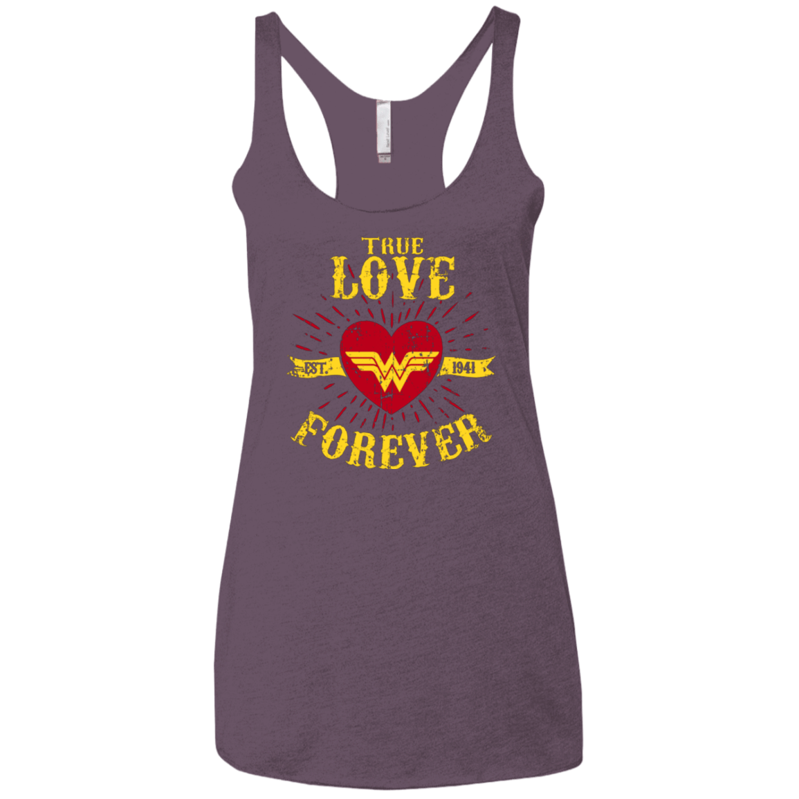 T-Shirts Vintage Purple / X-Small TLF WONDER Women's Triblend Racerback Tank