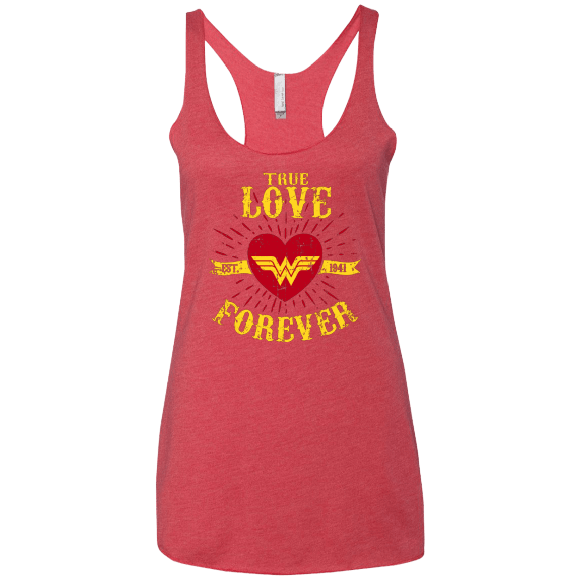 T-Shirts Vintage Red / X-Small TLF WONDER Women's Triblend Racerback Tank