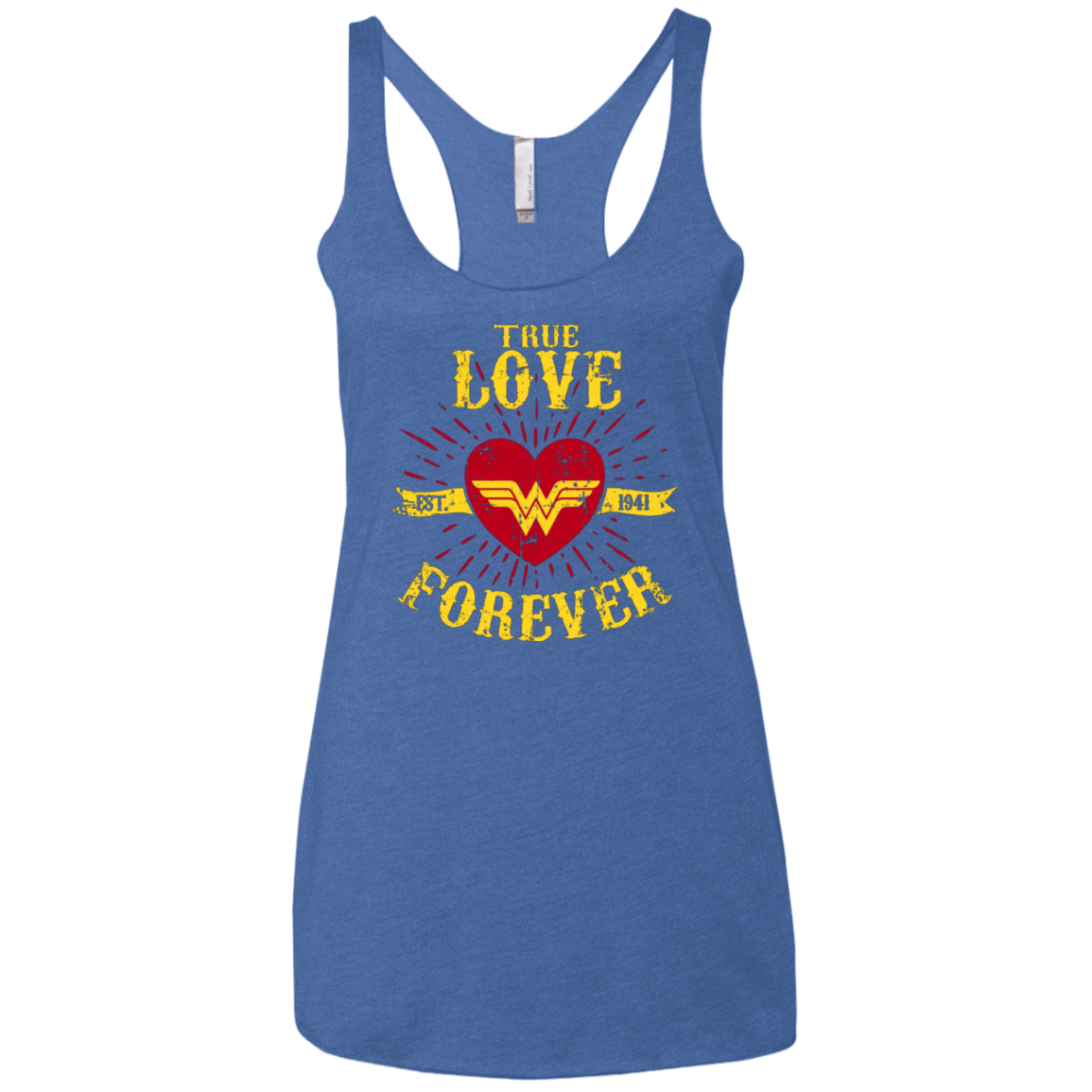 T-Shirts Vintage Royal / X-Small TLF WONDER Women's Triblend Racerback Tank