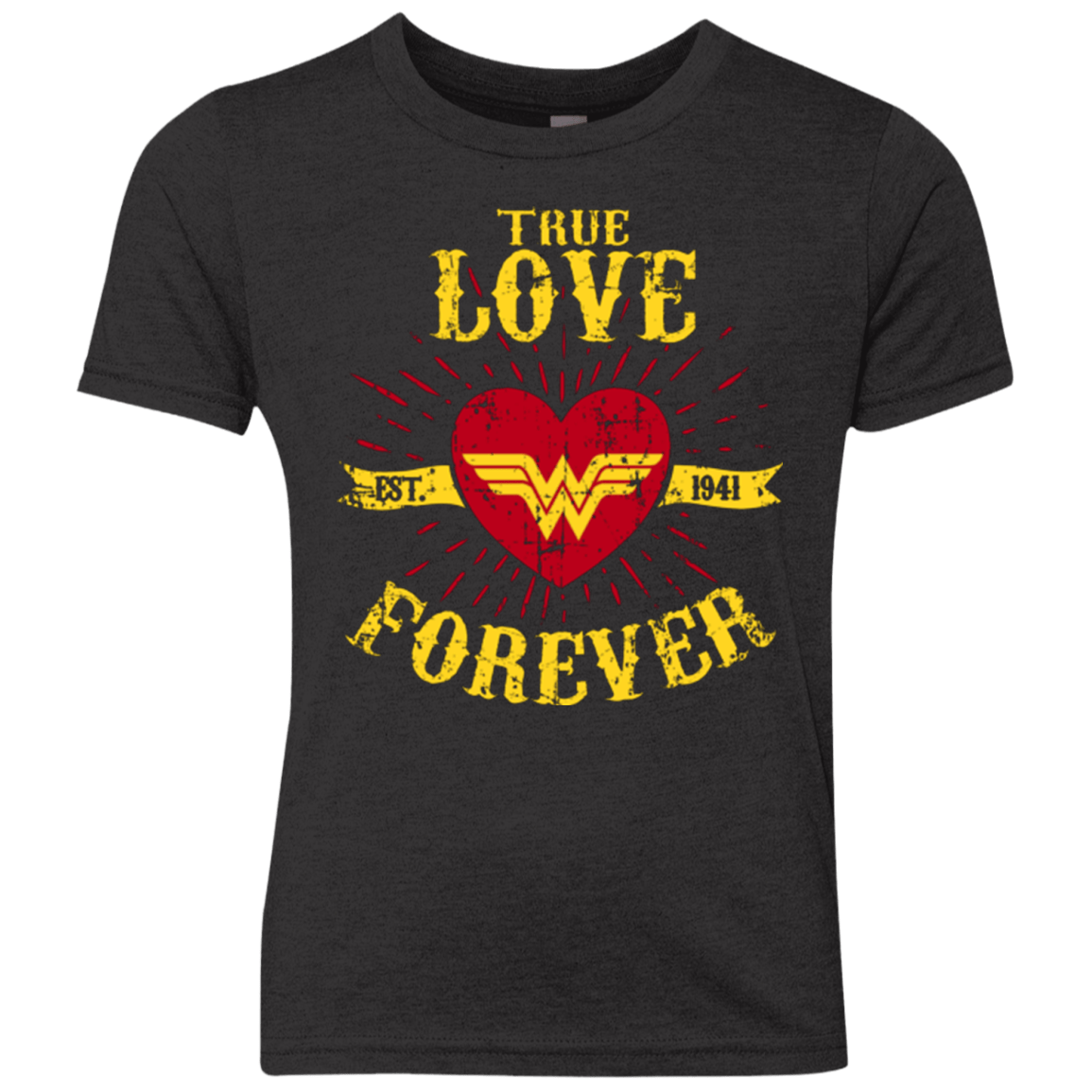 T-Shirts Vintage Black / YXS TLF WONDER Youth Triblend T-Shirt