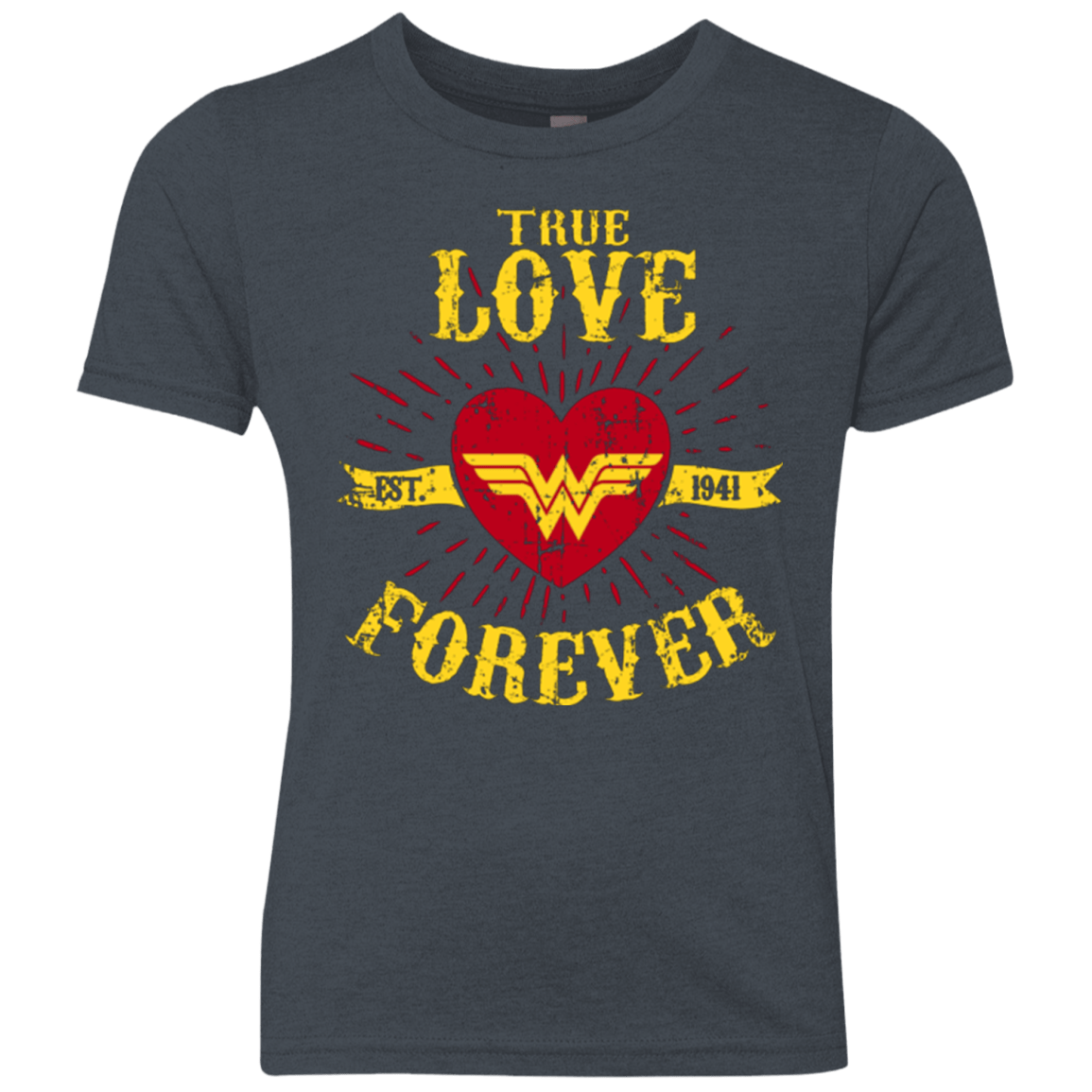 T-Shirts Vintage Navy / YXS TLF WONDER Youth Triblend T-Shirt