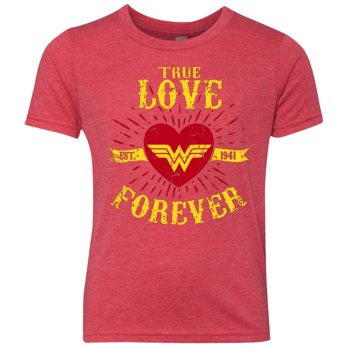 T-Shirts Vintage Red / YXS TLF WONDER Youth Triblend T-Shirt