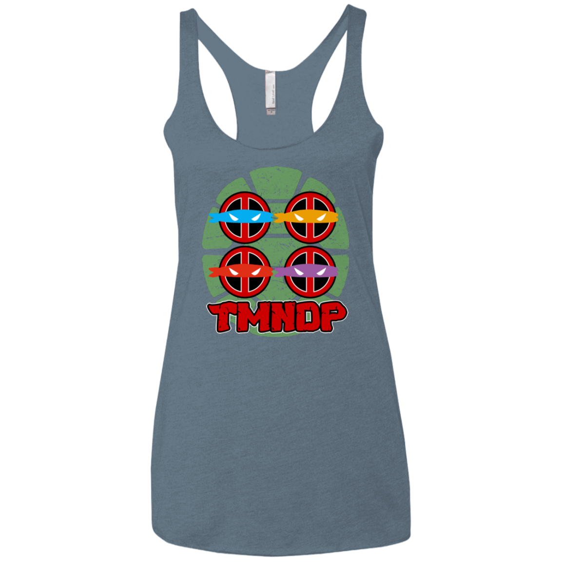 T-Shirts Indigo / X-Small TMNDP Women's Triblend Racerback Tank