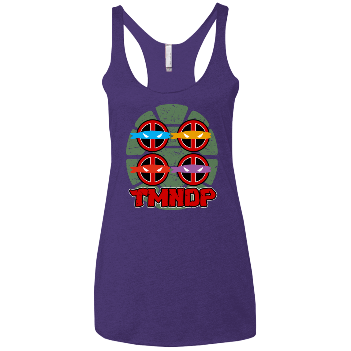 T-Shirts Purple / X-Small TMNDP Women's Triblend Racerback Tank
