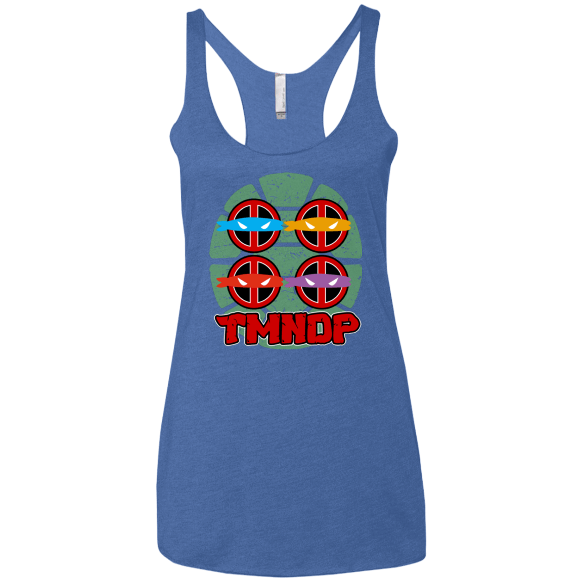 T-Shirts Vintage Royal / X-Small TMNDP Women's Triblend Racerback Tank