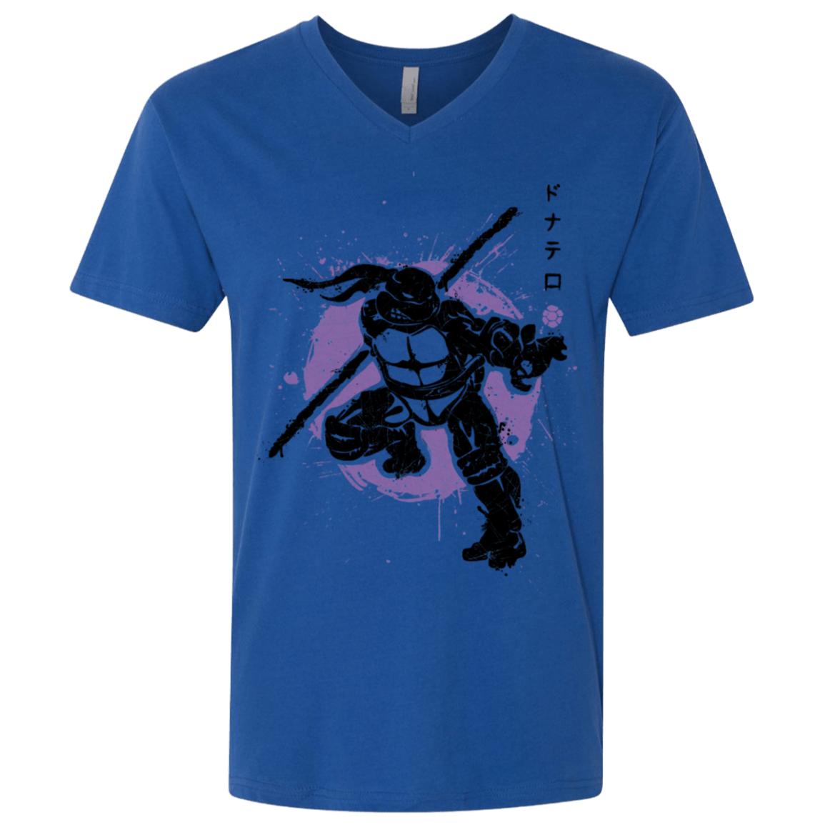 T-Shirts Royal / X-Small TMNT - Bo Warrior Men's Premium V-Neck