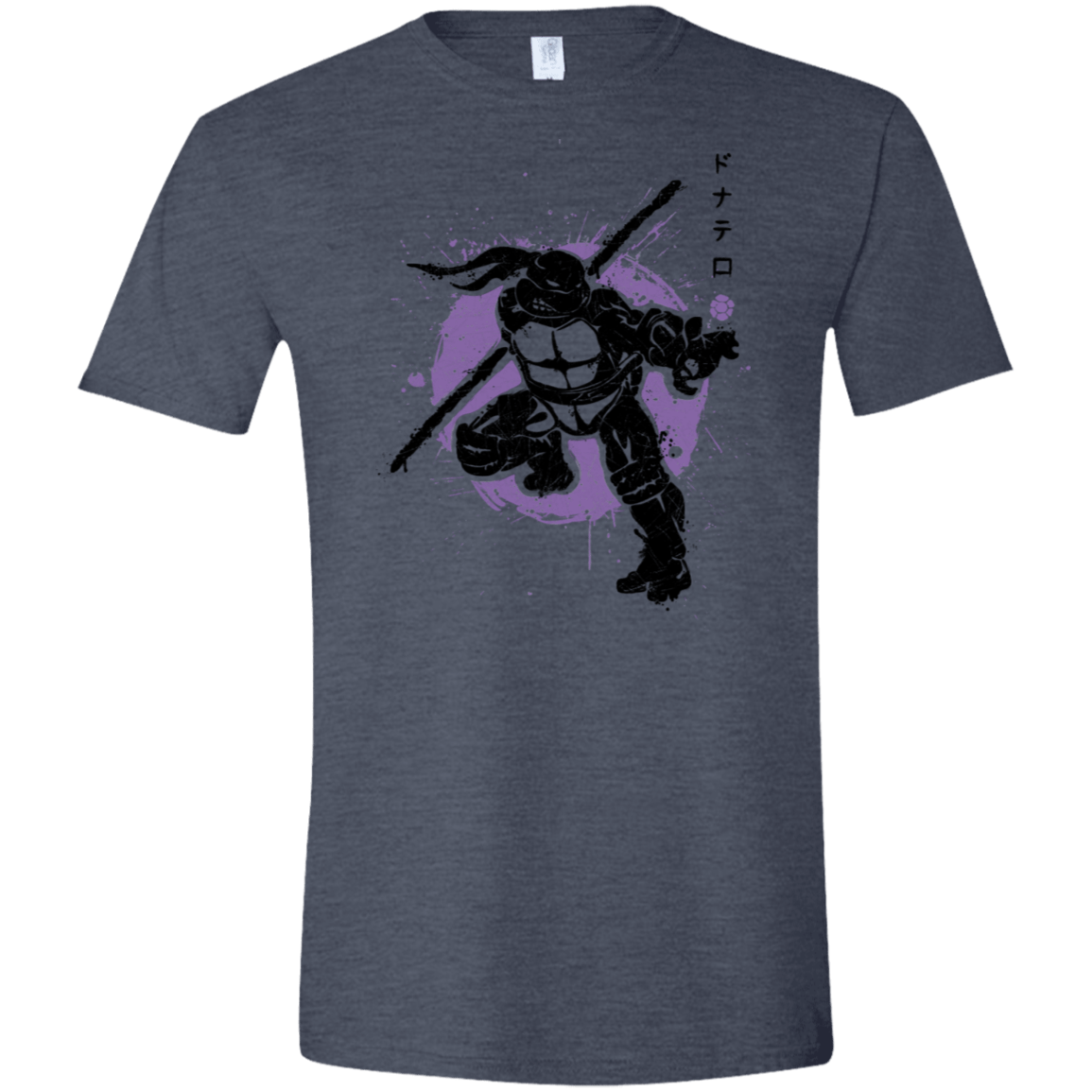 T-Shirts Heather Navy / S TMNT - Bo Warrior Men's Semi-Fitted Softstyle