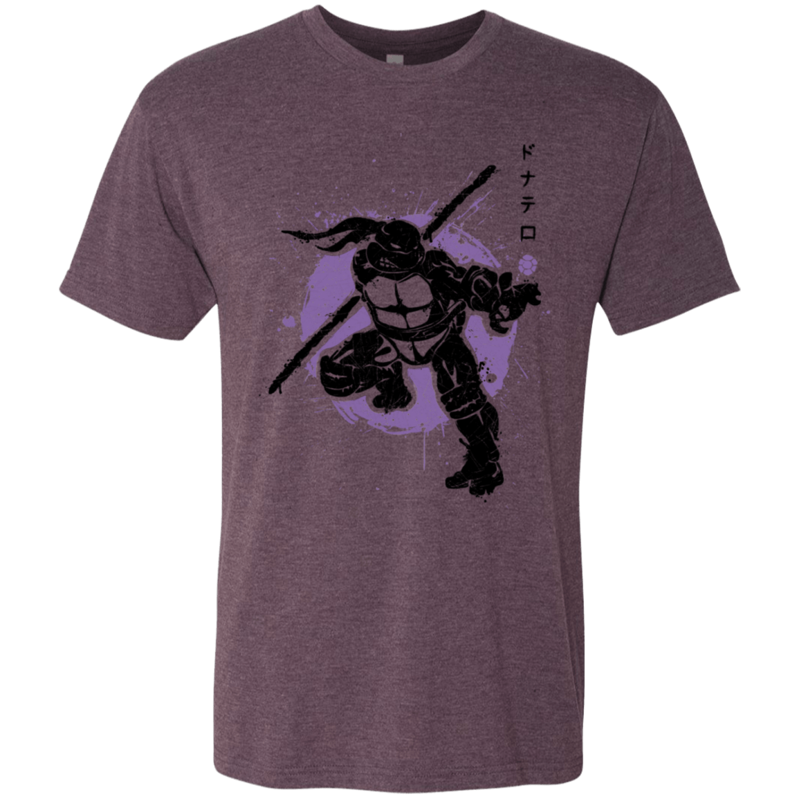 T-Shirts Vintage Purple / S TMNT - Bo Warrior Men's Triblend T-Shirt