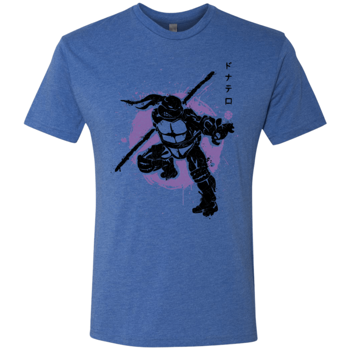 T-Shirts Vintage Royal / S TMNT - Bo Warrior Men's Triblend T-Shirt