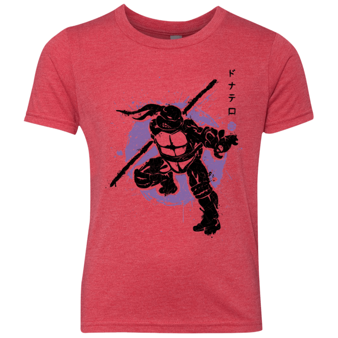 T-Shirts Vintage Red / YXS TMNT - Bo Warrior Youth Triblend T-Shirt