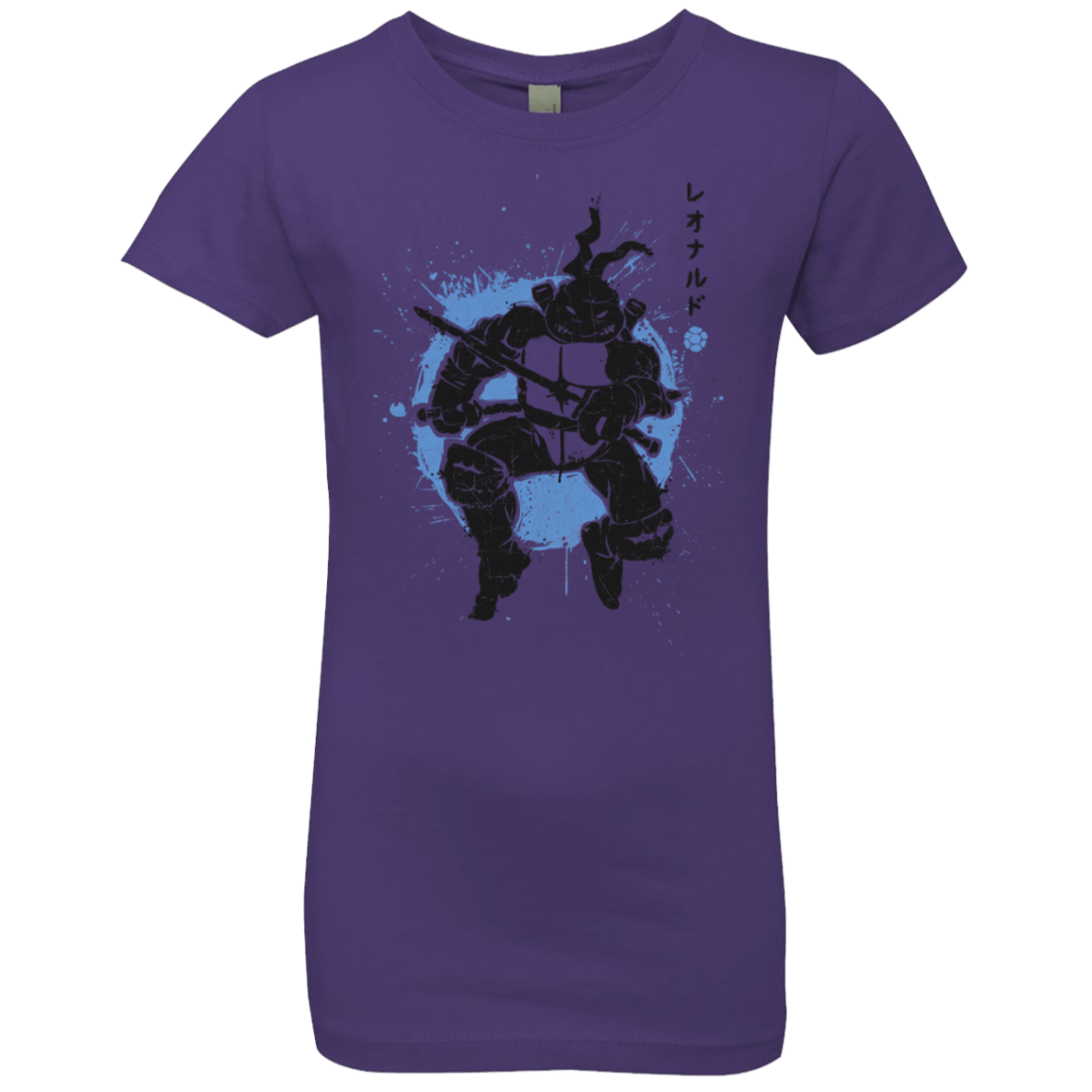 T-Shirts Purple Rush / YXS TMNT - Katana Warrior Girls Premium T-Shirt