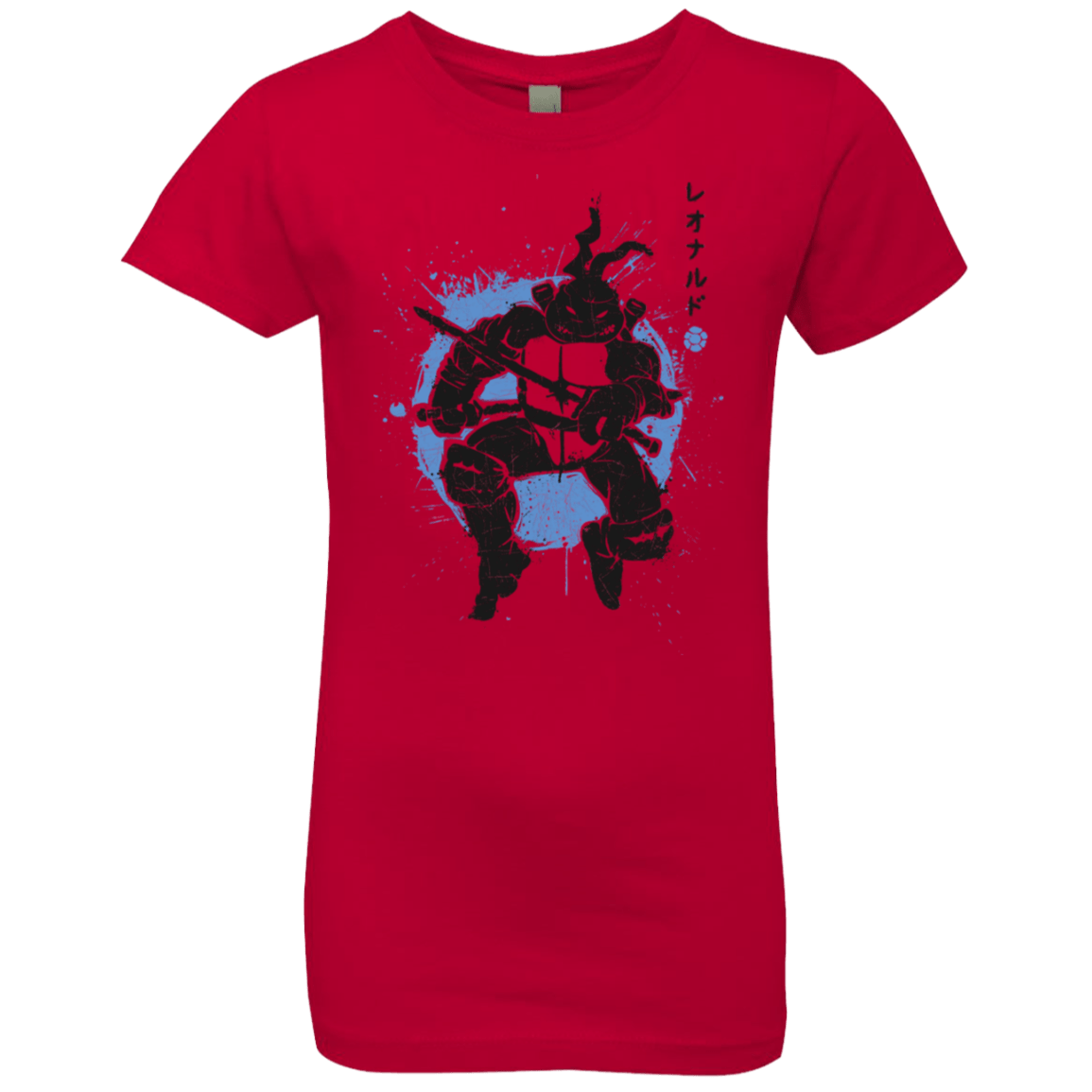 T-Shirts Red / YXS TMNT - Katana Warrior Girls Premium T-Shirt