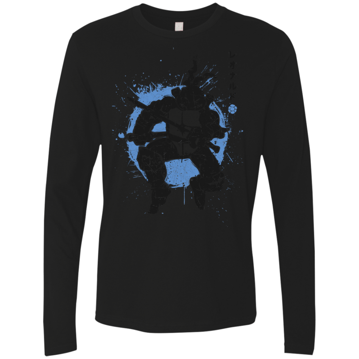 T-Shirts Black / S TMNT - Katana Warrior Men's Premium Long Sleeve