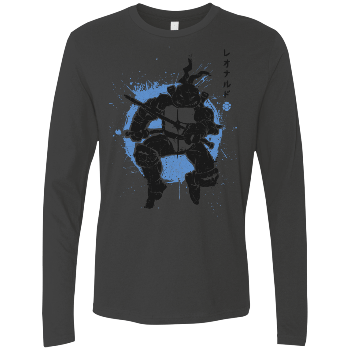 T-Shirts Heavy Metal / S TMNT - Katana Warrior Men's Premium Long Sleeve