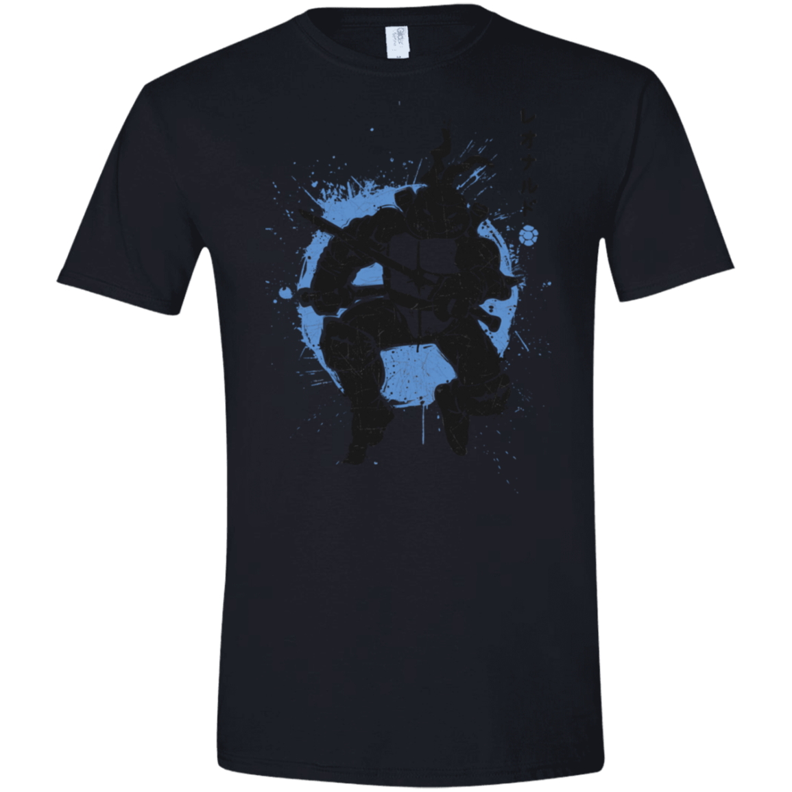 T-Shirts Black / X-Small TMNT - Katana Warrior Men's Semi-Fitted Softstyle