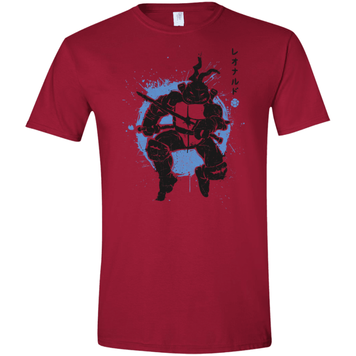 T-Shirts Cardinal Red / S TMNT - Katana Warrior Men's Semi-Fitted Softstyle