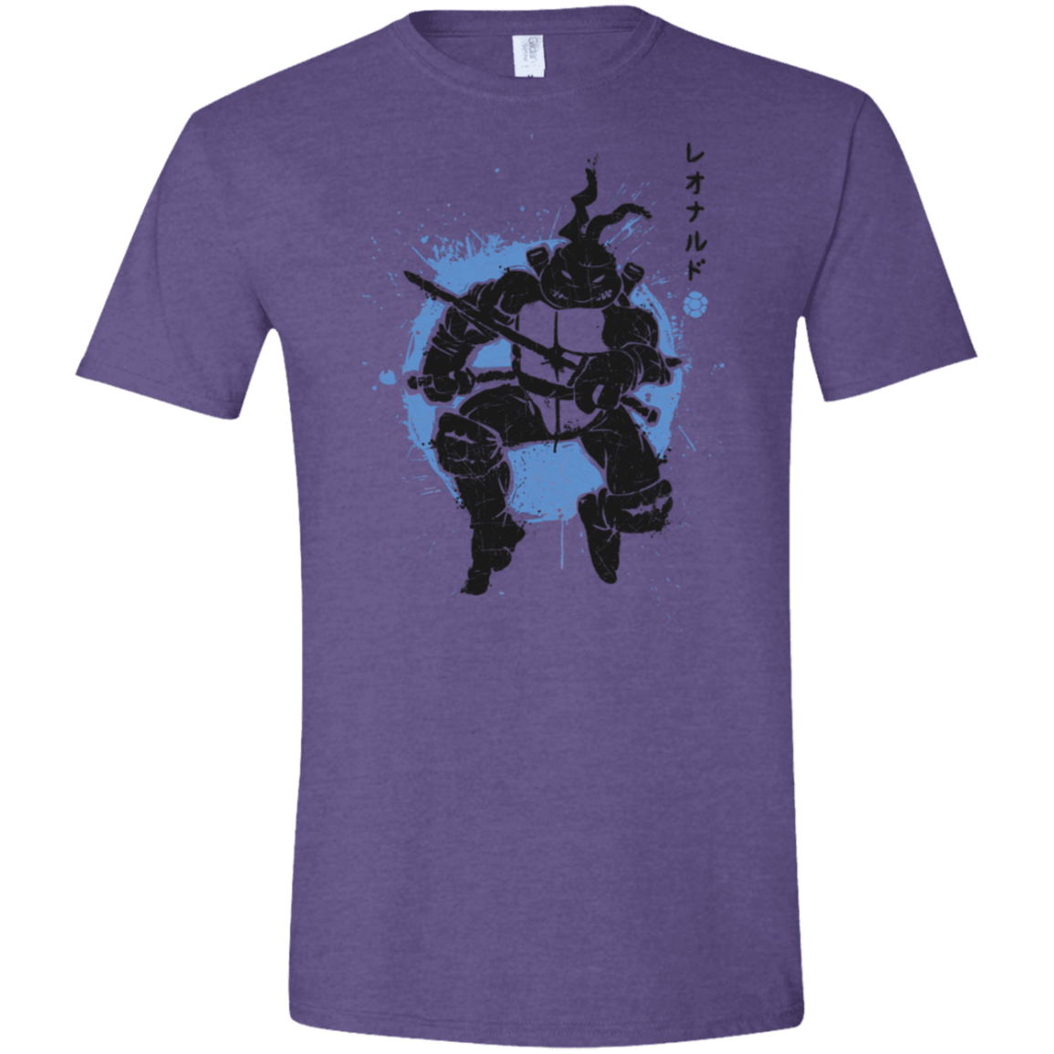 T-Shirts Heather Purple / S TMNT - Katana Warrior Men's Semi-Fitted Softstyle