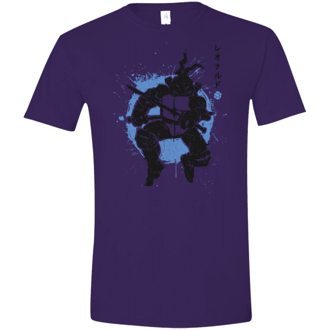 T-Shirts Purple / S TMNT - Katana Warrior Men's Semi-Fitted Softstyle