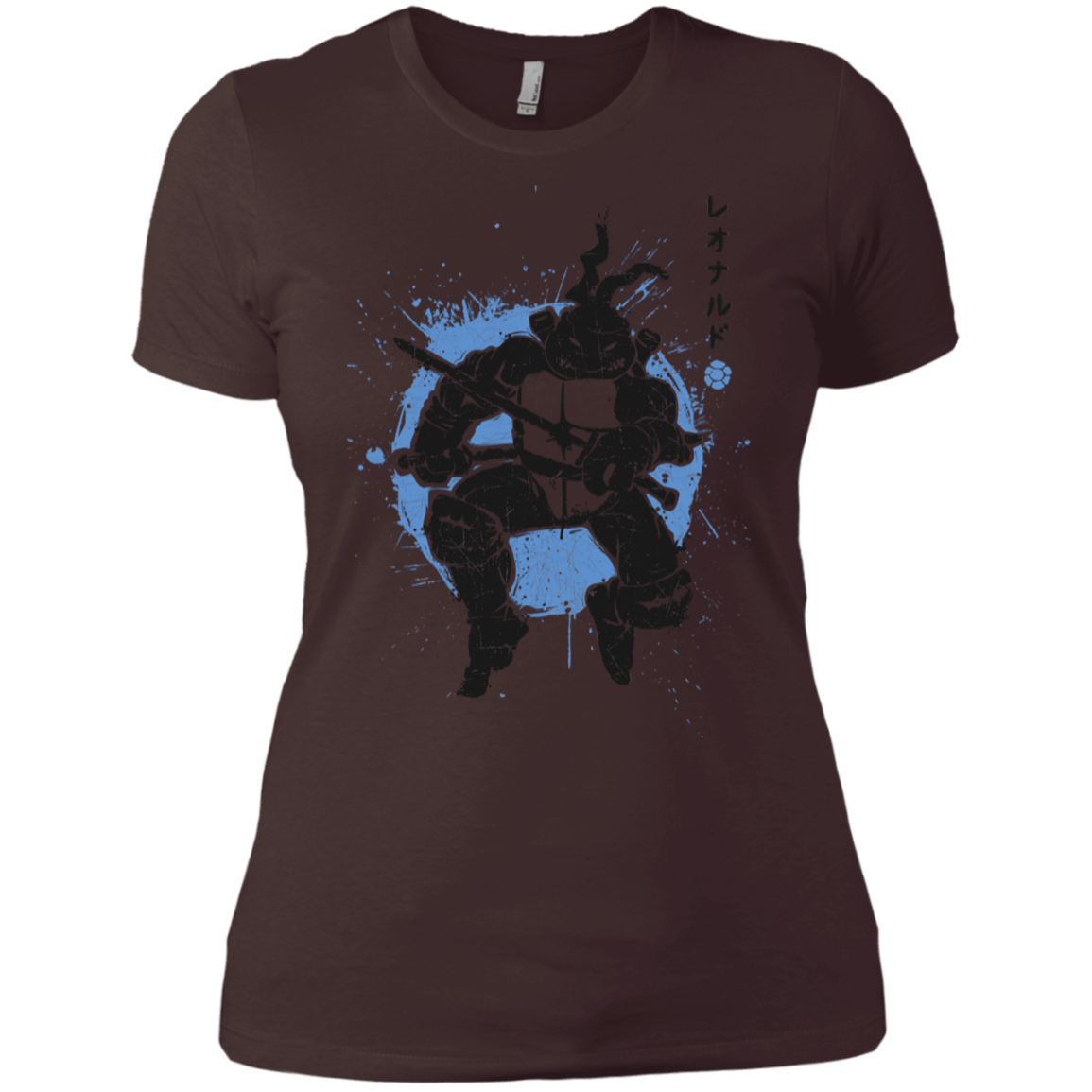 T-Shirts Dark Chocolate / X-Small TMNT - Katana Warrior Women's Premium T-Shirt
