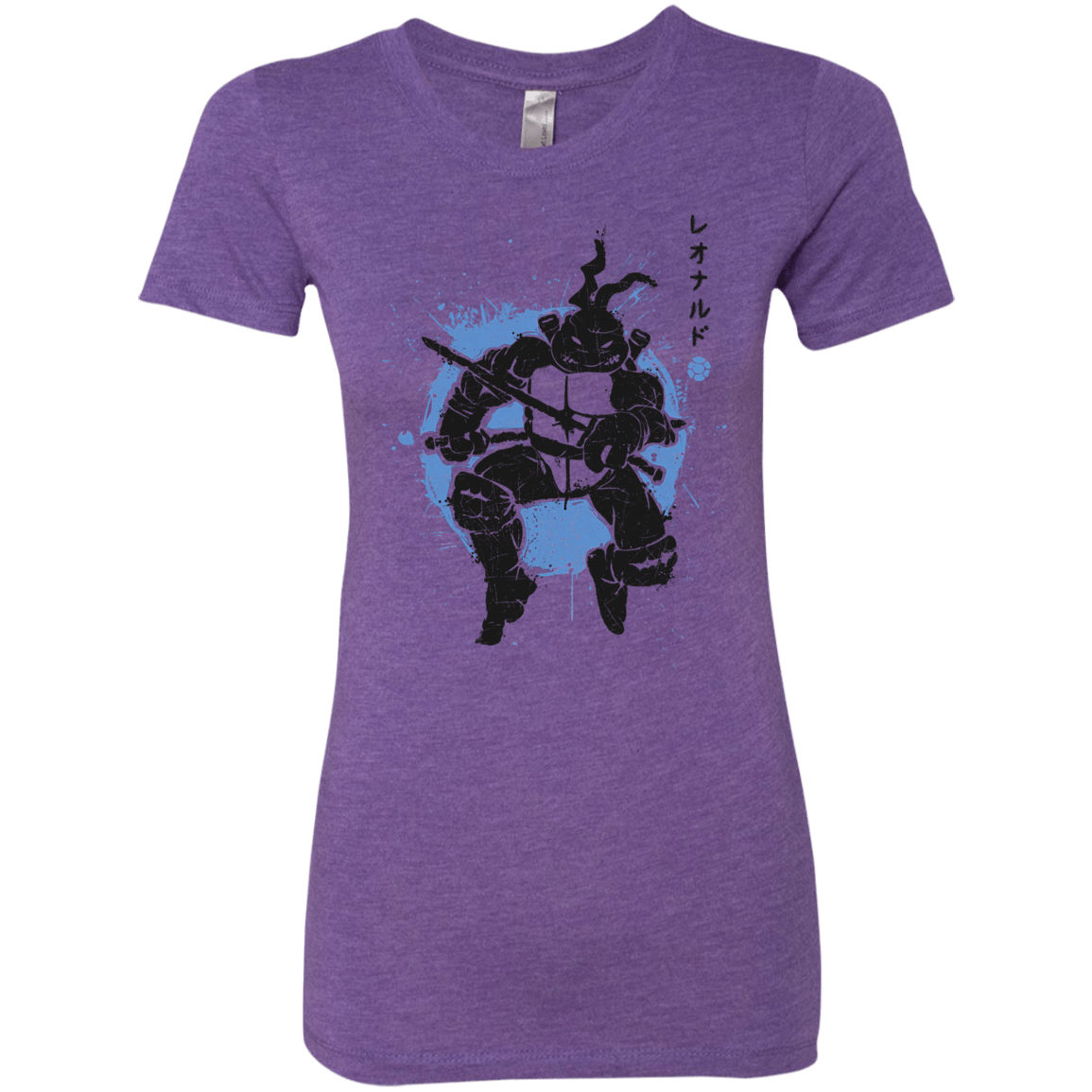 T-Shirts Purple Rush / S TMNT - Katana Warrior Women's Triblend T-Shirt