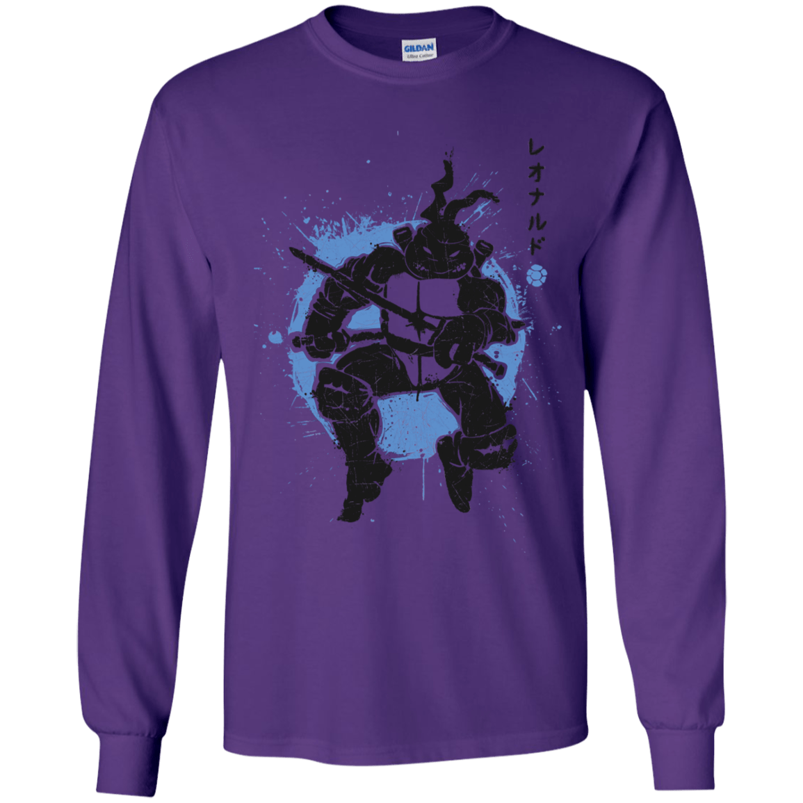 T-Shirts Purple / YS TMNT - Katana Warrior Youth Long Sleeve T-Shirt