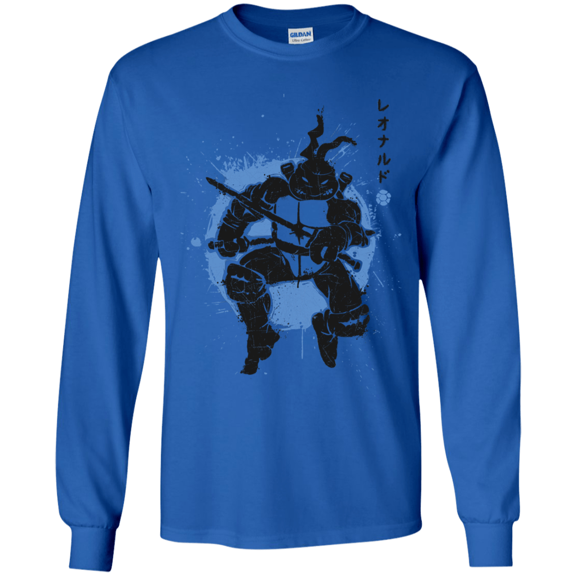T-Shirts Royal / YS TMNT - Katana Warrior Youth Long Sleeve T-Shirt