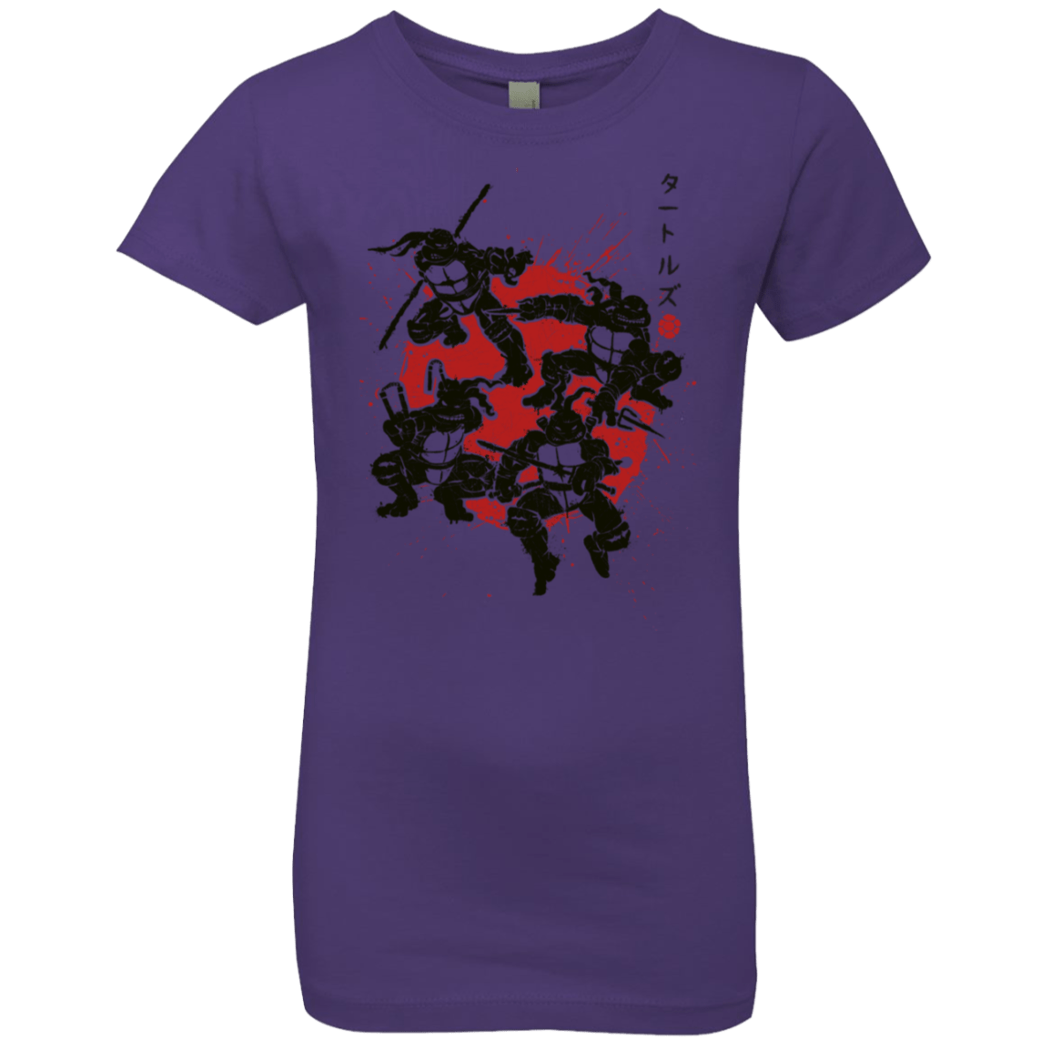 T-Shirts Purple Rush / YXS TMNT - Mutant Warriors Girls Premium T-Shirt