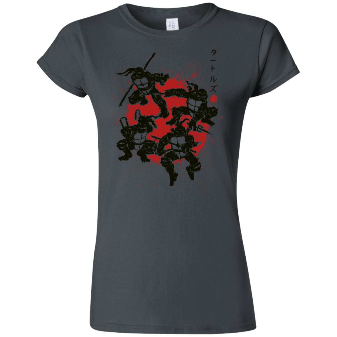 T-Shirts Charcoal / S TMNT - Mutant Warriors Junior Slimmer-Fit T-Shirt