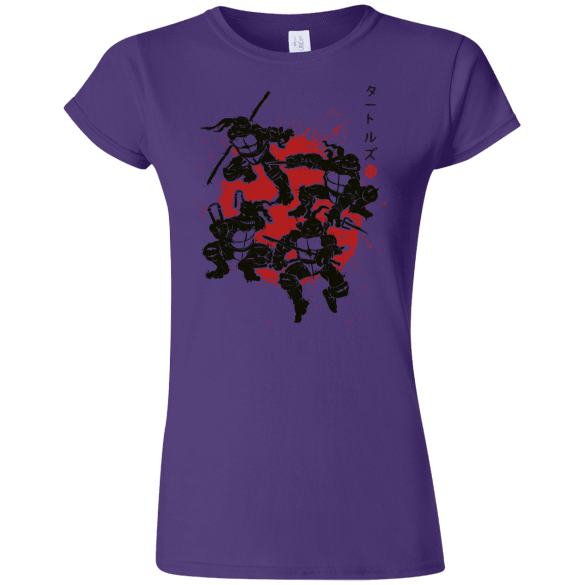 T-Shirts Purple / S TMNT - Mutant Warriors Junior Slimmer-Fit T-Shirt