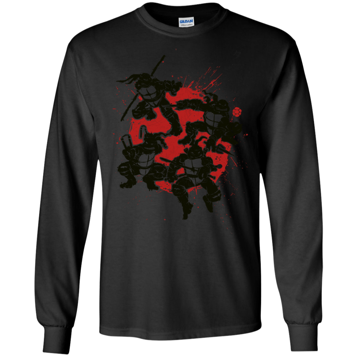 T-Shirts Black / S TMNT - Mutant Warriors Men's Long Sleeve T-Shirt