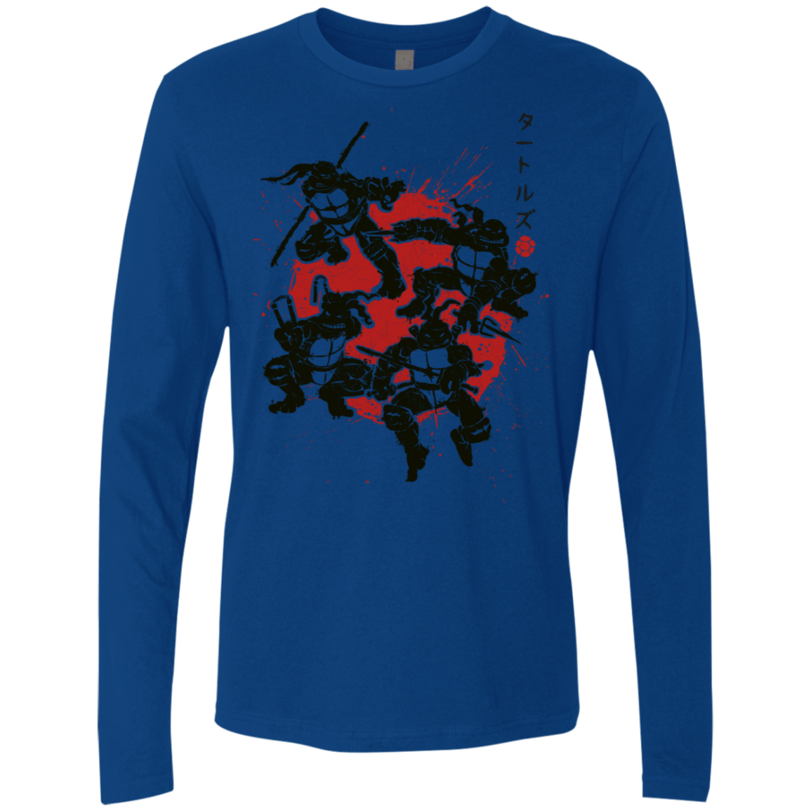 T-Shirts Royal / S TMNT - Mutant Warriors Men's Premium Long Sleeve