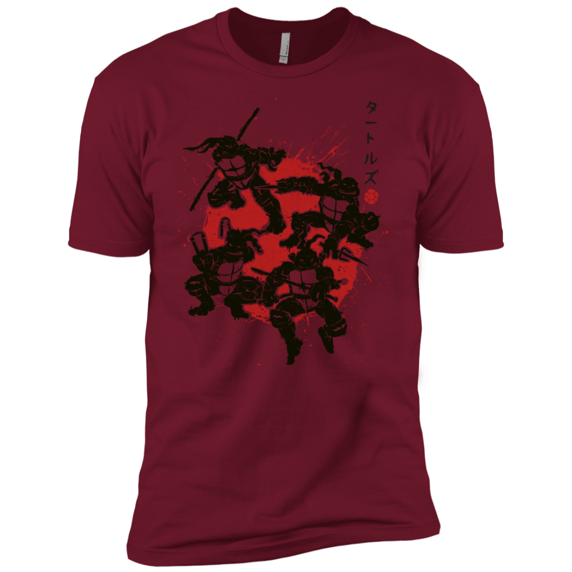T-Shirts Cardinal / X-Small TMNT - Mutant Warriors Men's Premium T-Shirt