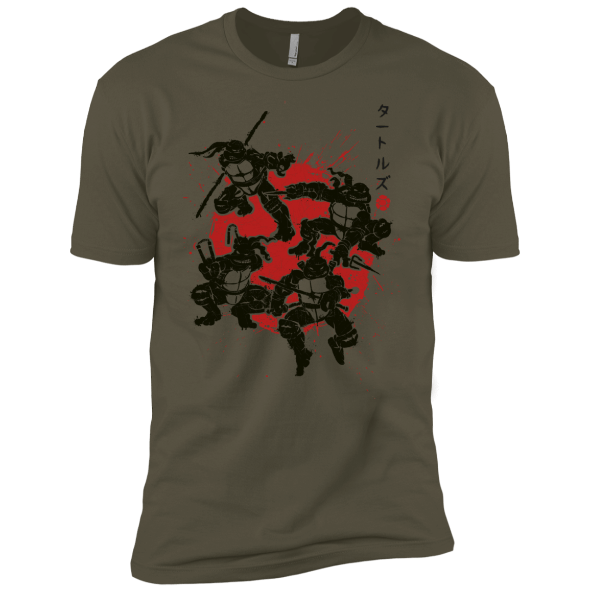 T-Shirts Military Green / X-Small TMNT - Mutant Warriors Men's Premium T-Shirt