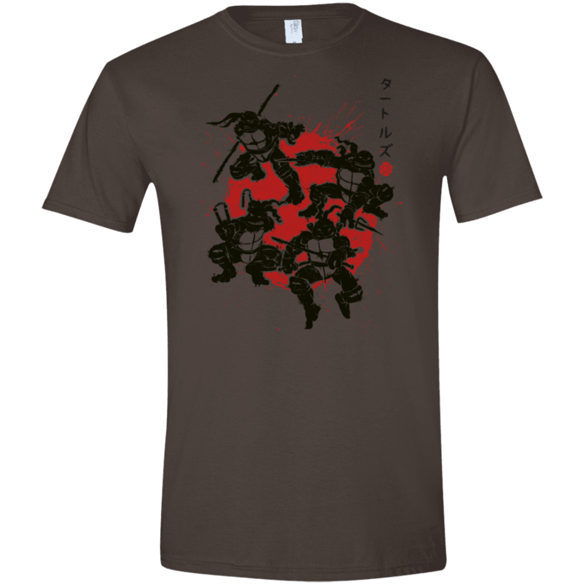 T-Shirts Dark Chocolate / S TMNT - Mutant Warriors Men's Semi-Fitted Softstyle