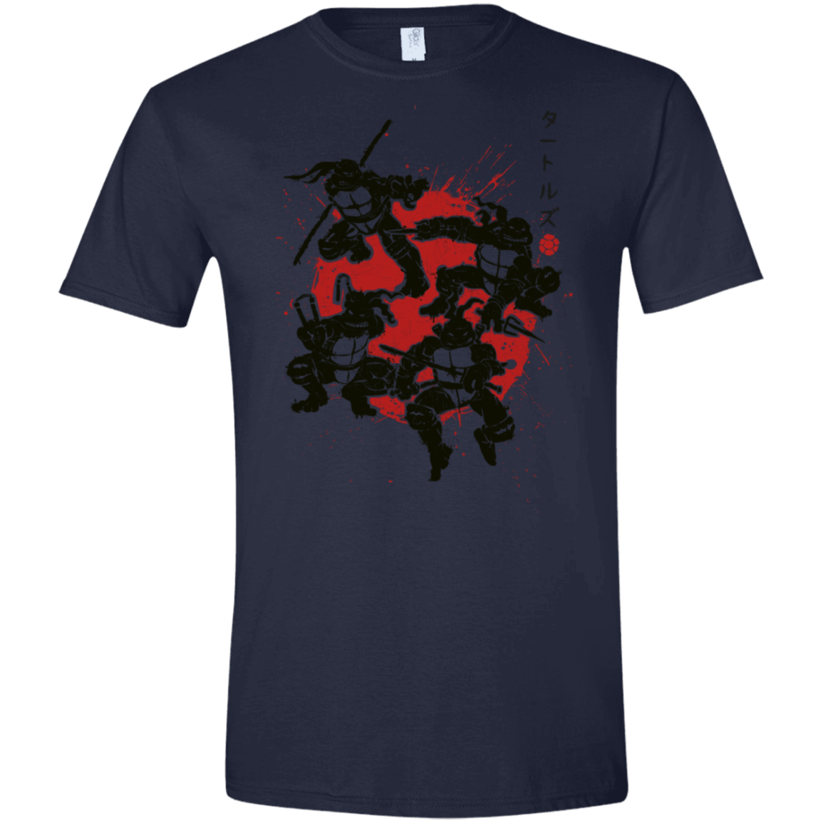 T-Shirts Navy / X-Small TMNT - Mutant Warriors Men's Semi-Fitted Softstyle