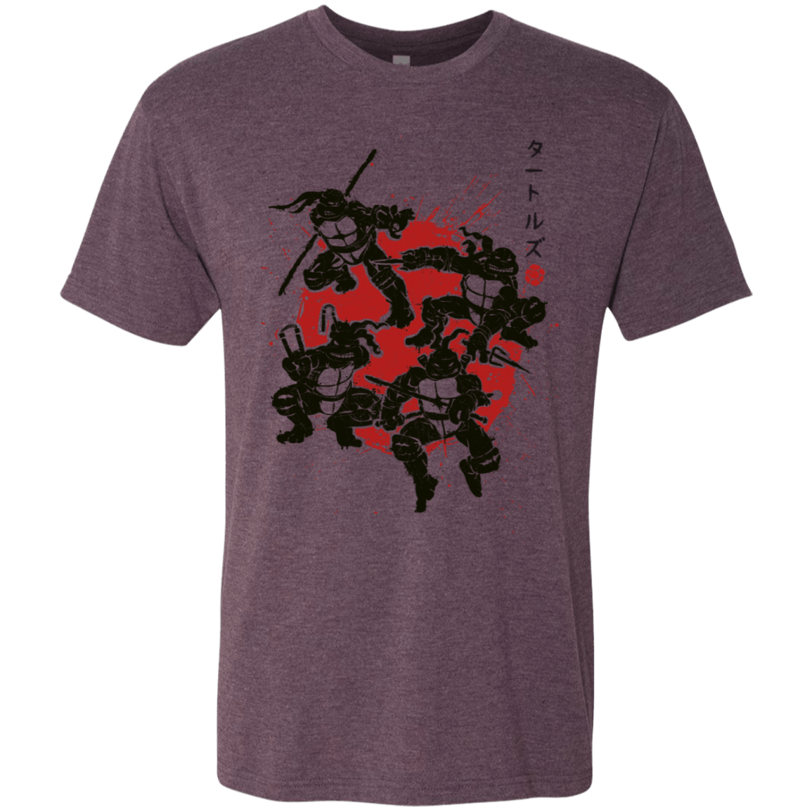 T-Shirts Vintage Purple / S TMNT - Mutant Warriors Men's Triblend T-Shirt