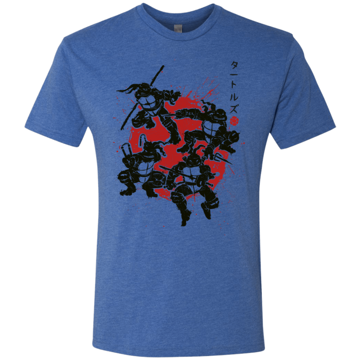 T-Shirts Vintage Royal / S TMNT - Mutant Warriors Men's Triblend T-Shirt