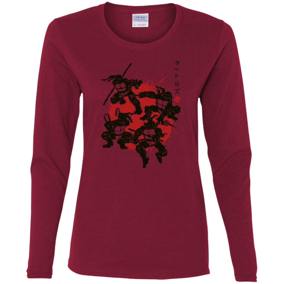 T-Shirts Cardinal / S TMNT - Mutant Warriors Women's Long Sleeve T-Shirt